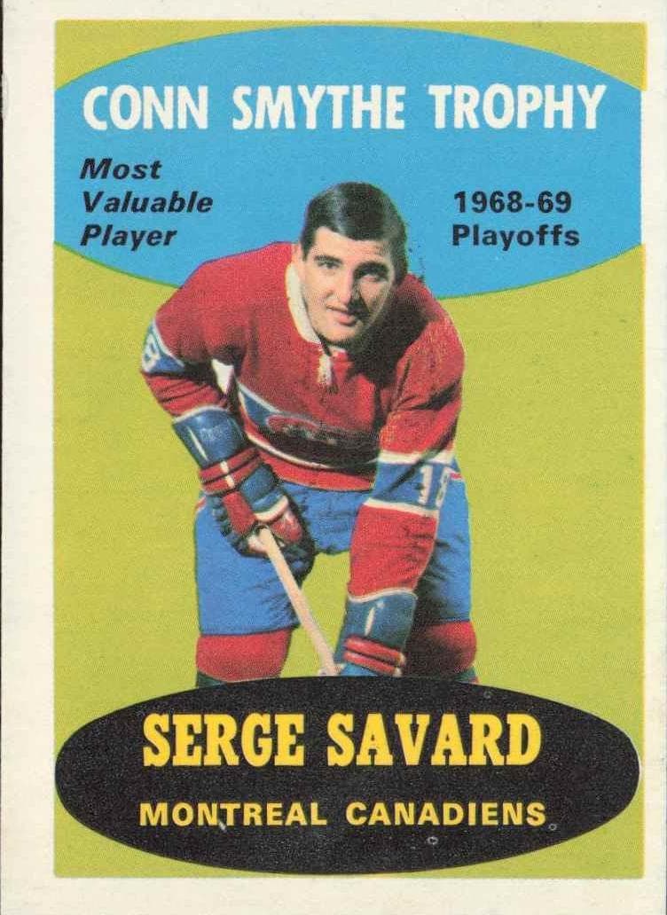 Serge Savard 1969 topps O-Pee-Chee