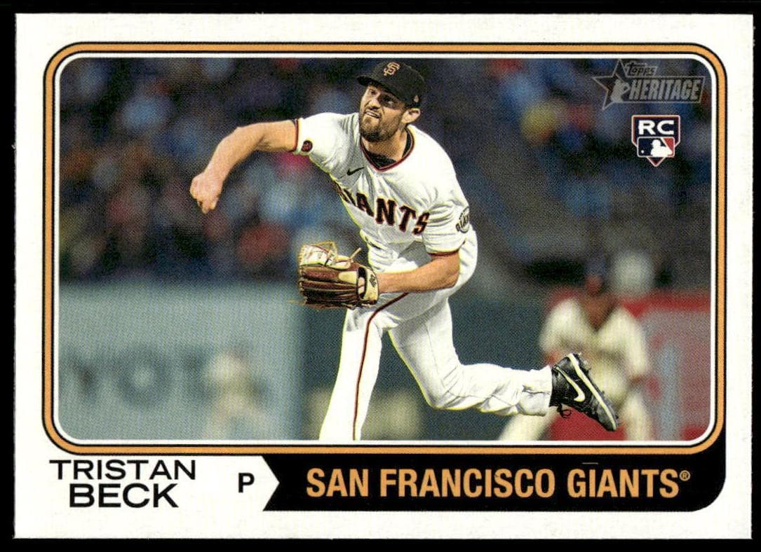 Tristan Beck 2023 topps Topps Heritage