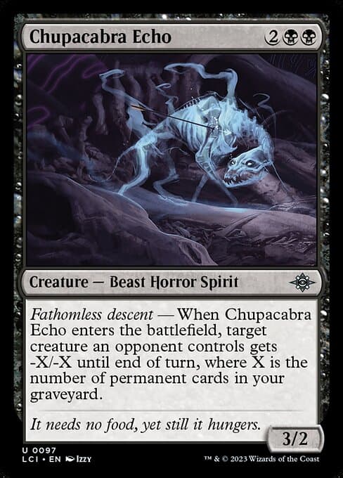 Chupacabra Echo 2023 Magic: The Gathering Lost Caverns of Ixalan