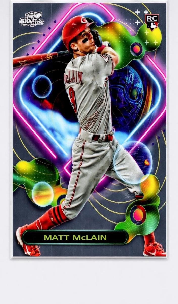 Matt McLain 2023 topps Topps Cosmic Chrome