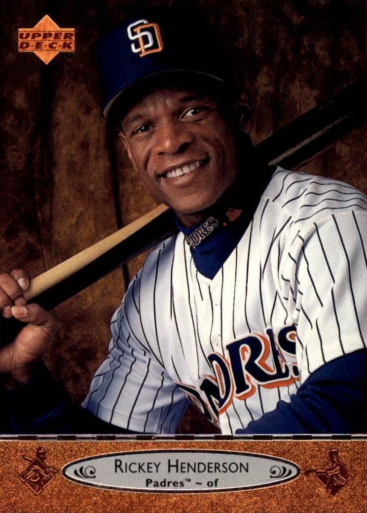 Rickey Henderson 1996 upper-deck Upper Deck