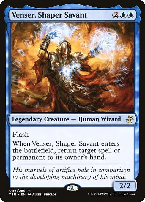 Venser, Shaper Savant 2020 Magic: The Gathering The List Reprints