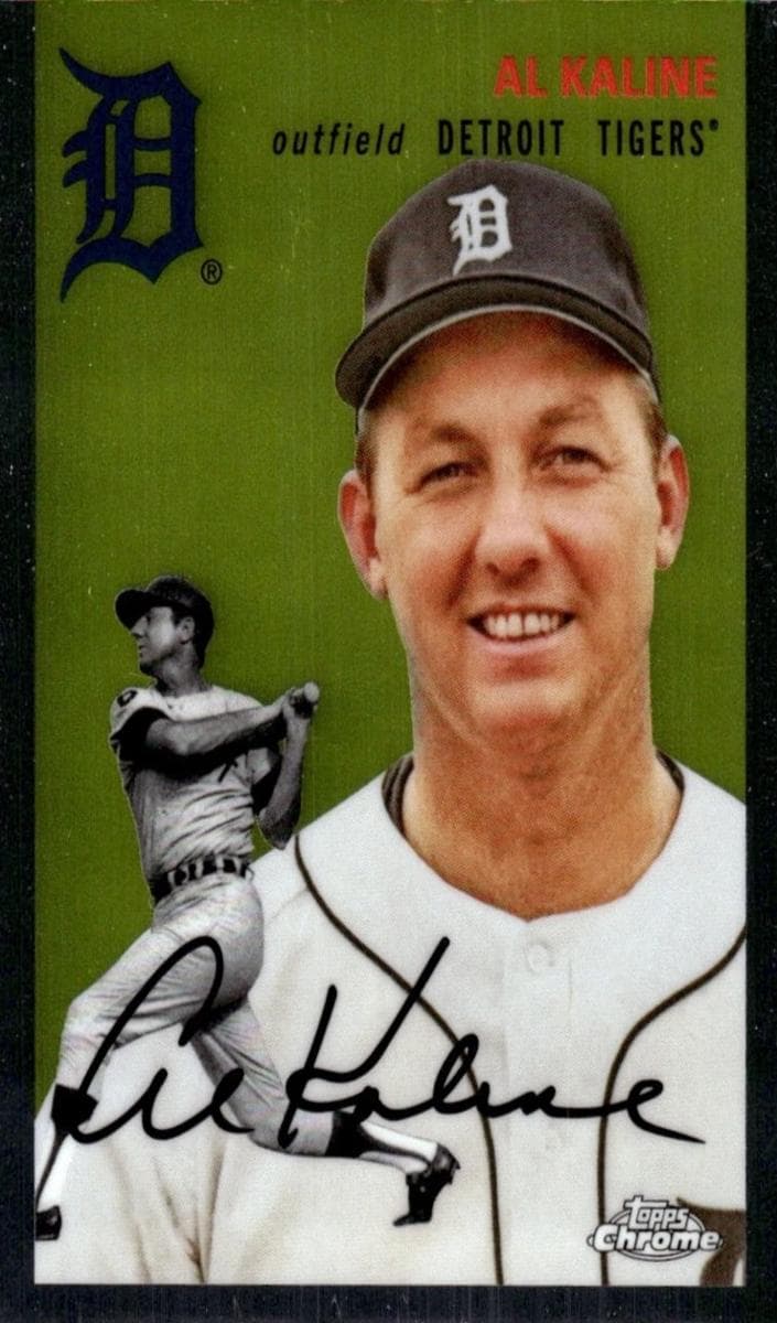 Al Kaline 2023 topps Topps Chrome Platinum Anniversary