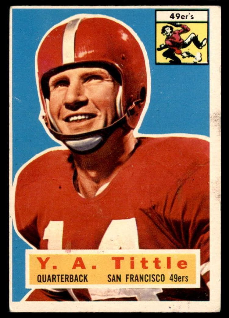 Y.A. Tittle 1956 topps Topps