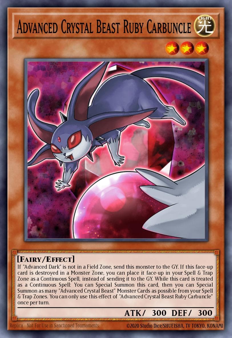 Advanced Crystal Beast Ruby Carbuncle 2022 Yu-Gi-Oh!