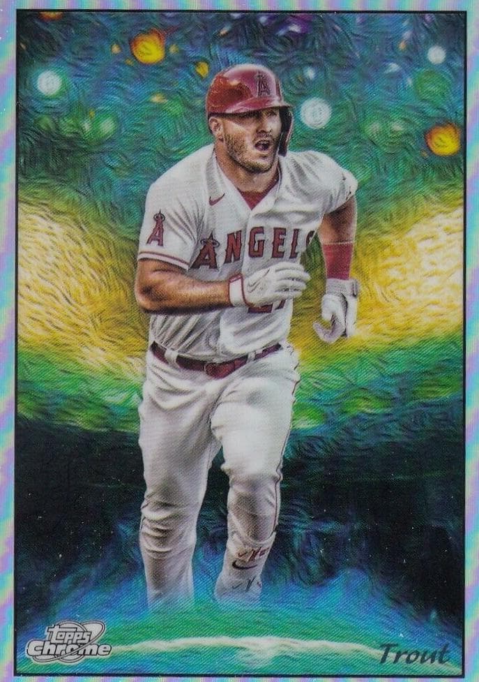 Mike Trout 2023 topps Topps Cosmic Chrome