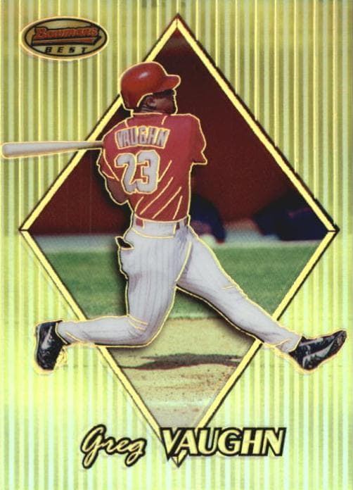 Greg Vaughn 1999 bowman Bowman's Best