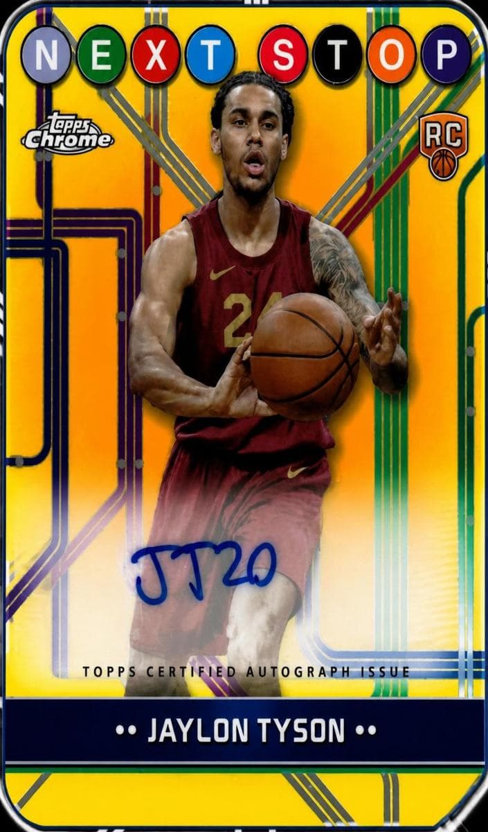 Jaylon Tyson 2024 topps Topps Chrome
