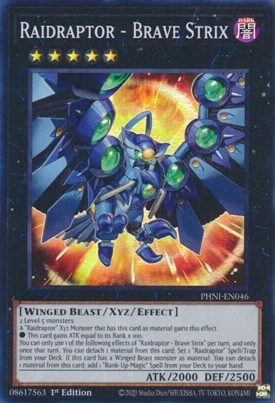 Raidraptor - Brave Strix 2024 Yu-Gi-Oh! Phantom Nightmare