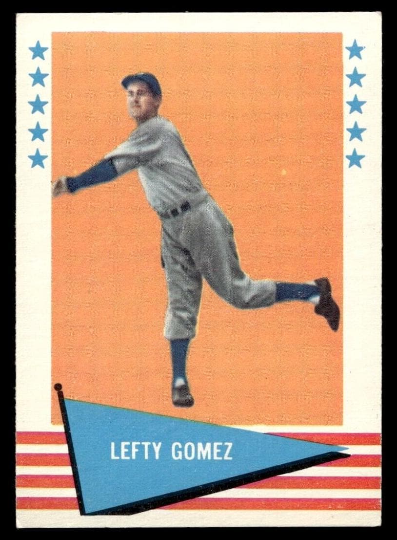 Lefty Gomez 1961 fleer Fleer Baseball Greats
