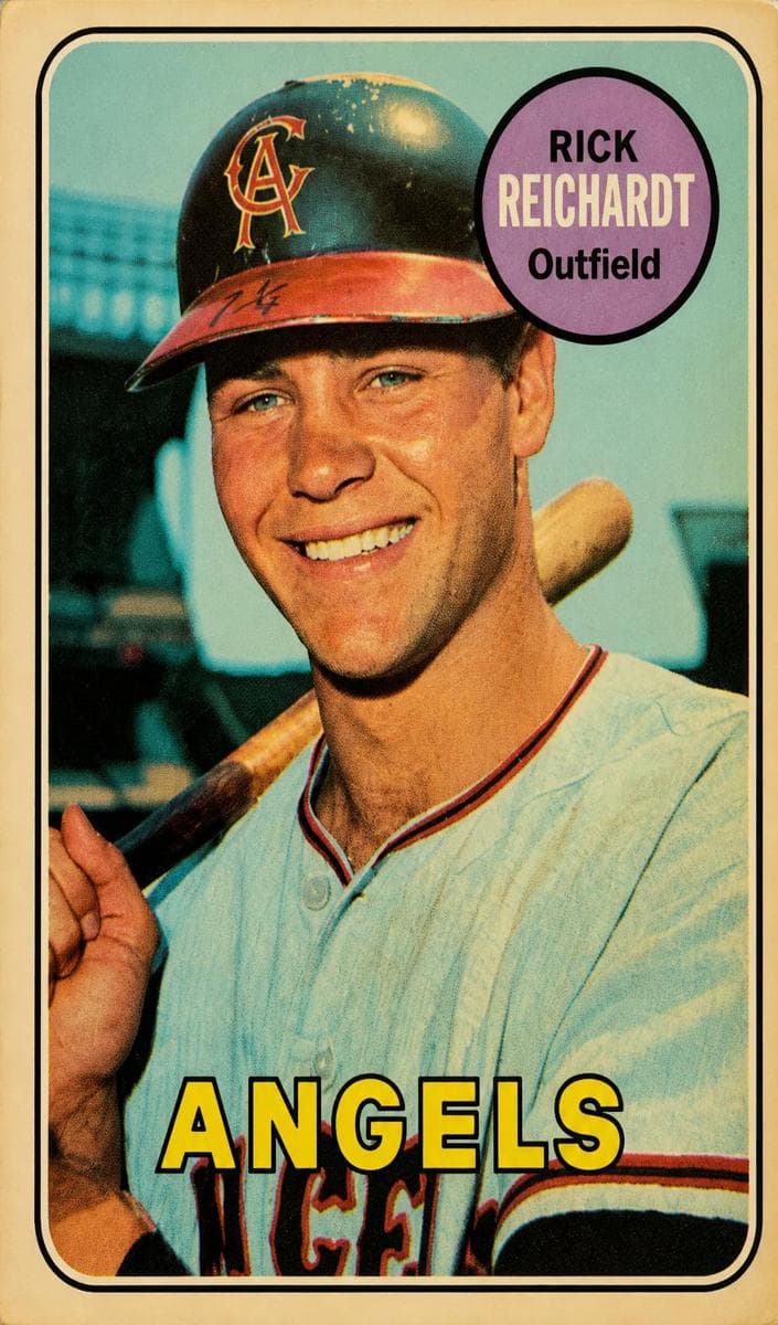 Rick Reichardt 1969 topps O-Pee-Chee