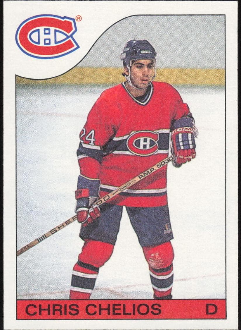 Chris Chelios 1985 topps Topps