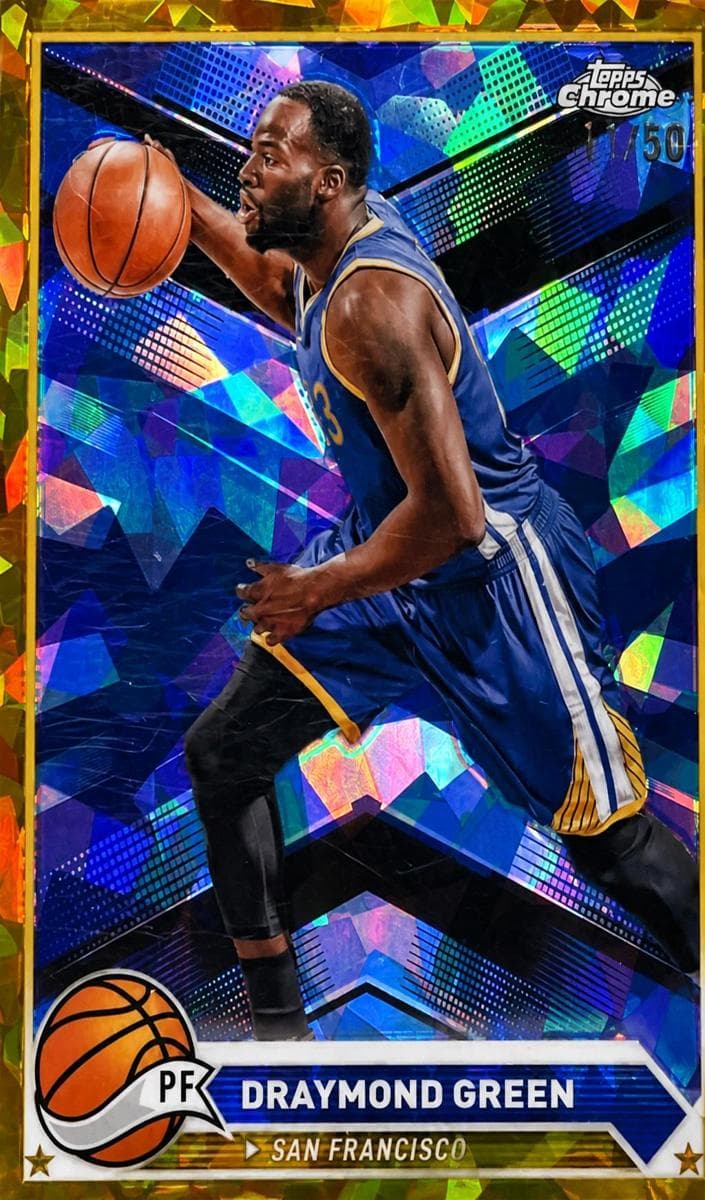 Draymond Green 2023 topps Topps Chrome Sapphire Edition