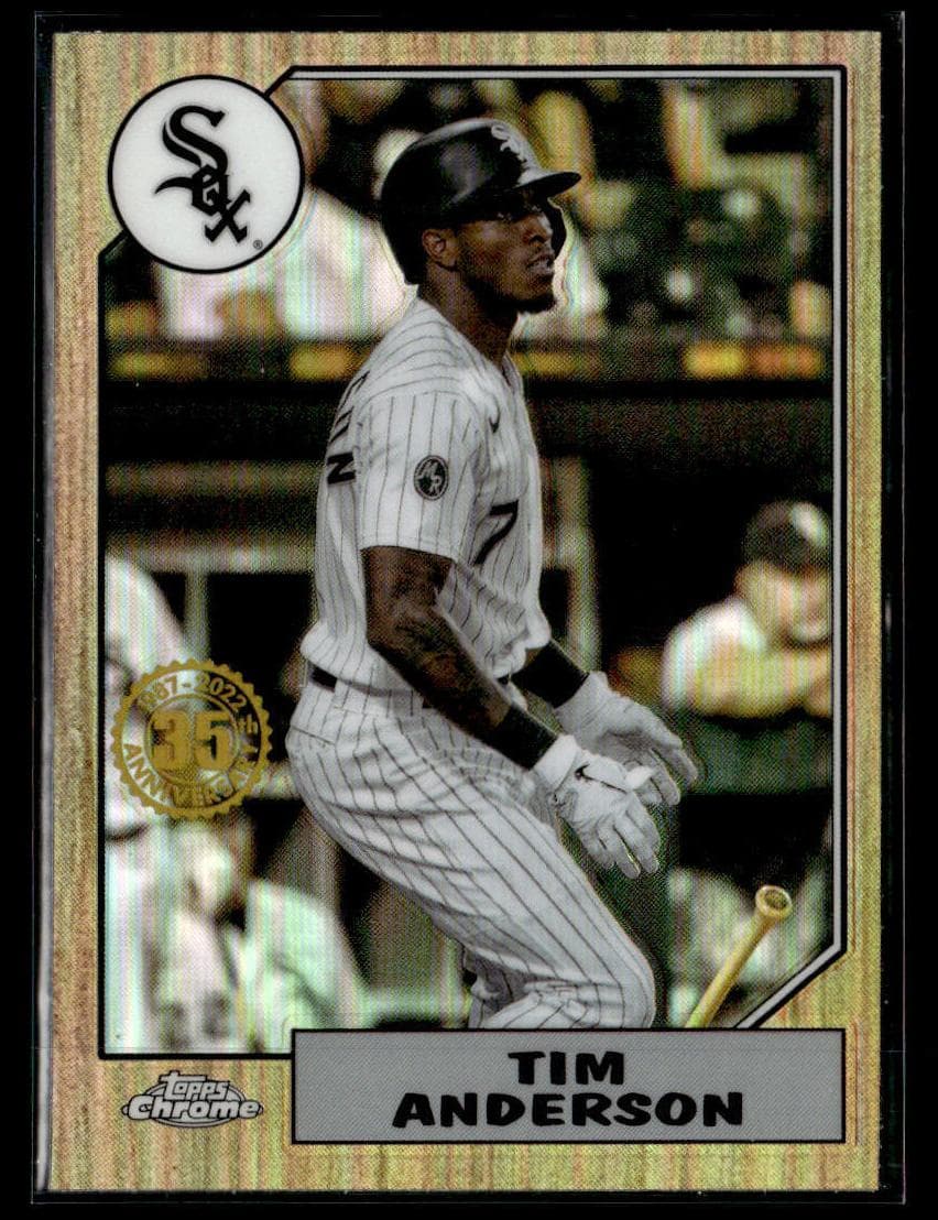 Tim Anderson 2022 topps Topps Chrome
