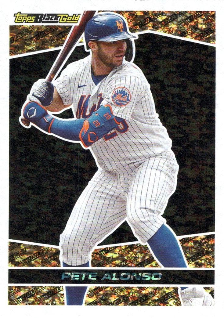Pete Alonso 2021 topps Update Black Gold