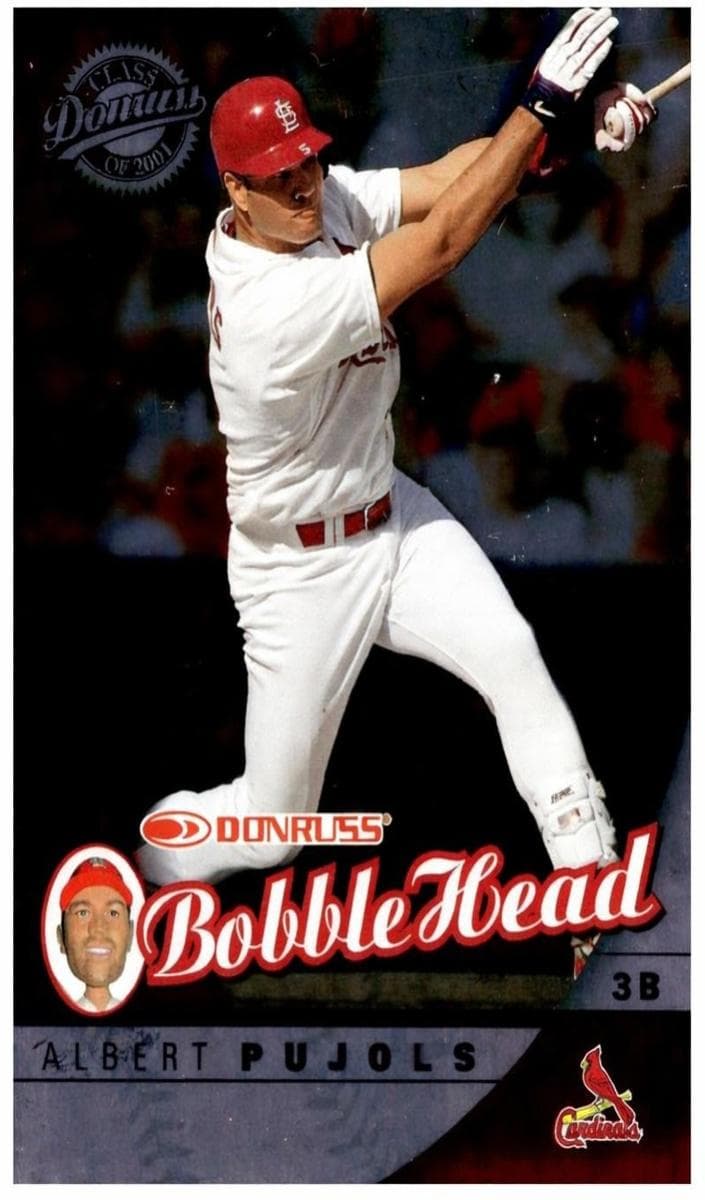Albert Pujols 2001 panini Donruss Class of 2001
