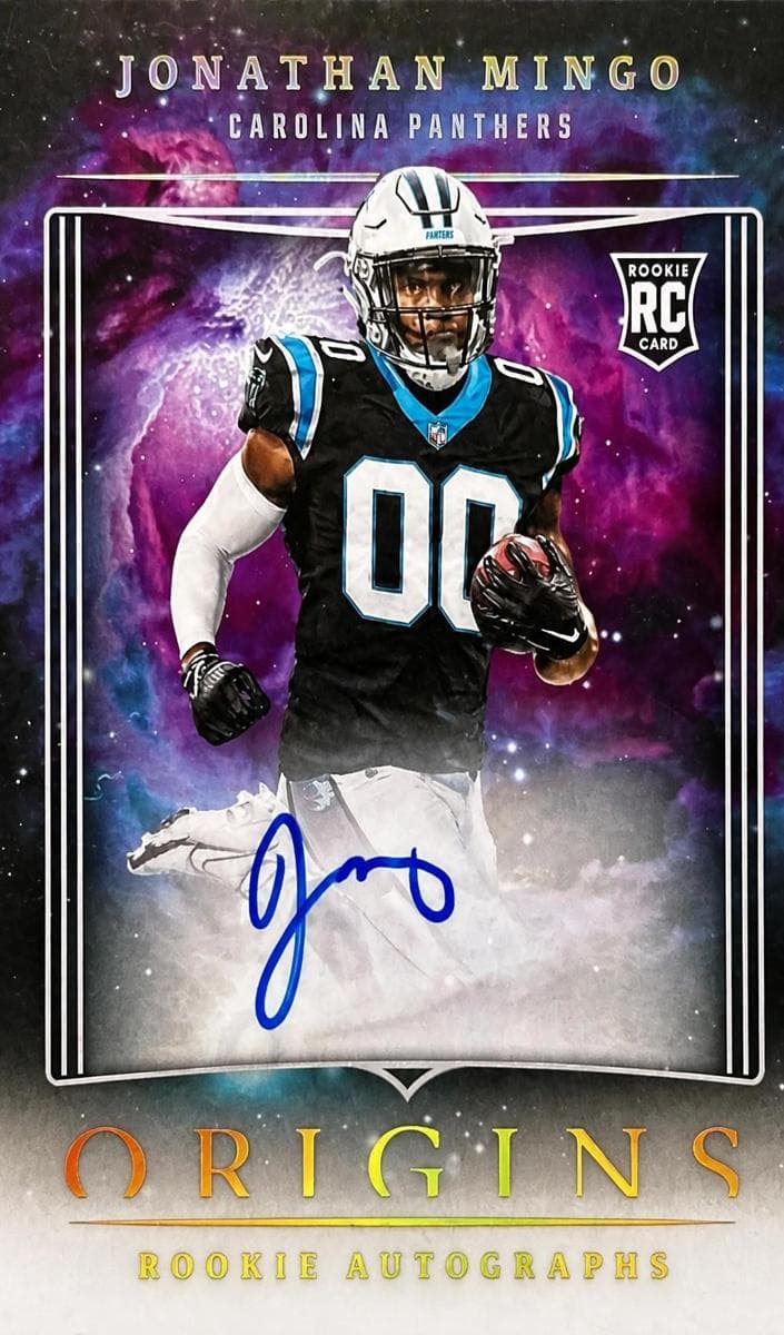 Jonathan Mingo 2023 panini Origins Rookie Autographs
