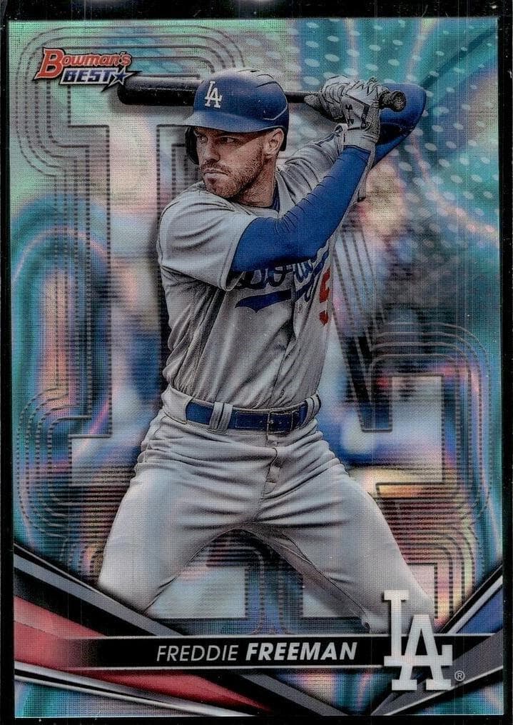 Freddie Freeman 2022 bowman Bowman's Best