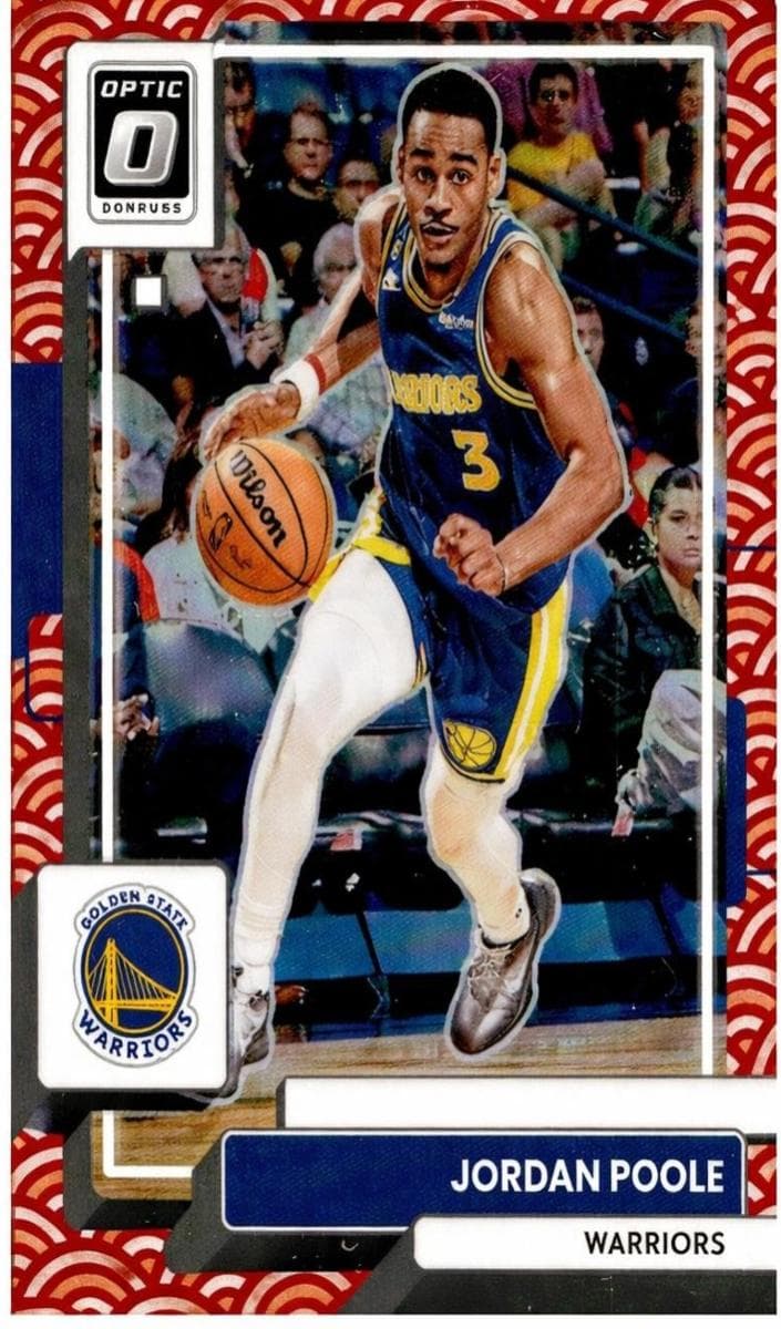 Jordan Poole 2022 panini Donruss Optic