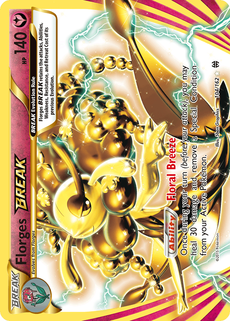 Florges BREAK 2015 Pokemon Japanese Blue Shock