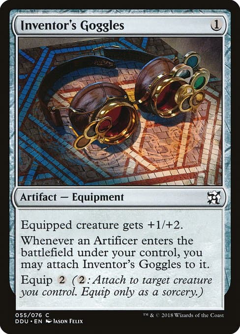 Inventor's Goggles 2016 Magic: The Gathering Kaladesh