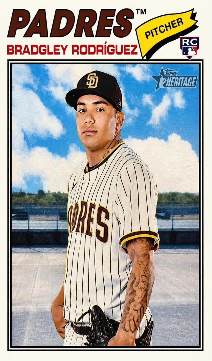Bradgley Rodríguez 2026 topps Topps Heritage