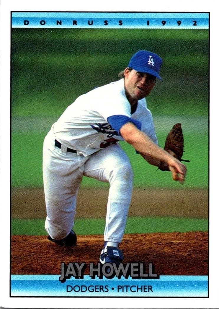 Jay Howell 1992 panini Donruss