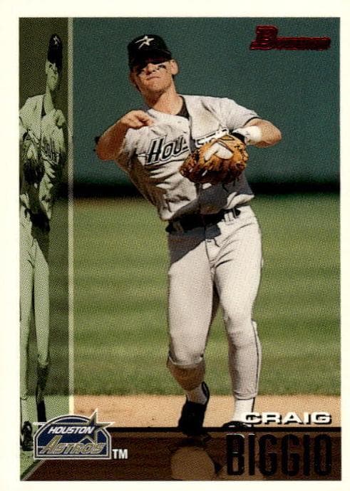 Craig Biggio 1995 bowman Bowman