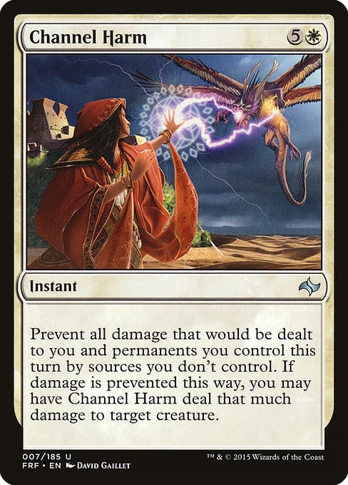 Channel Harm 2015 Magic: The Gathering Fate Reforged