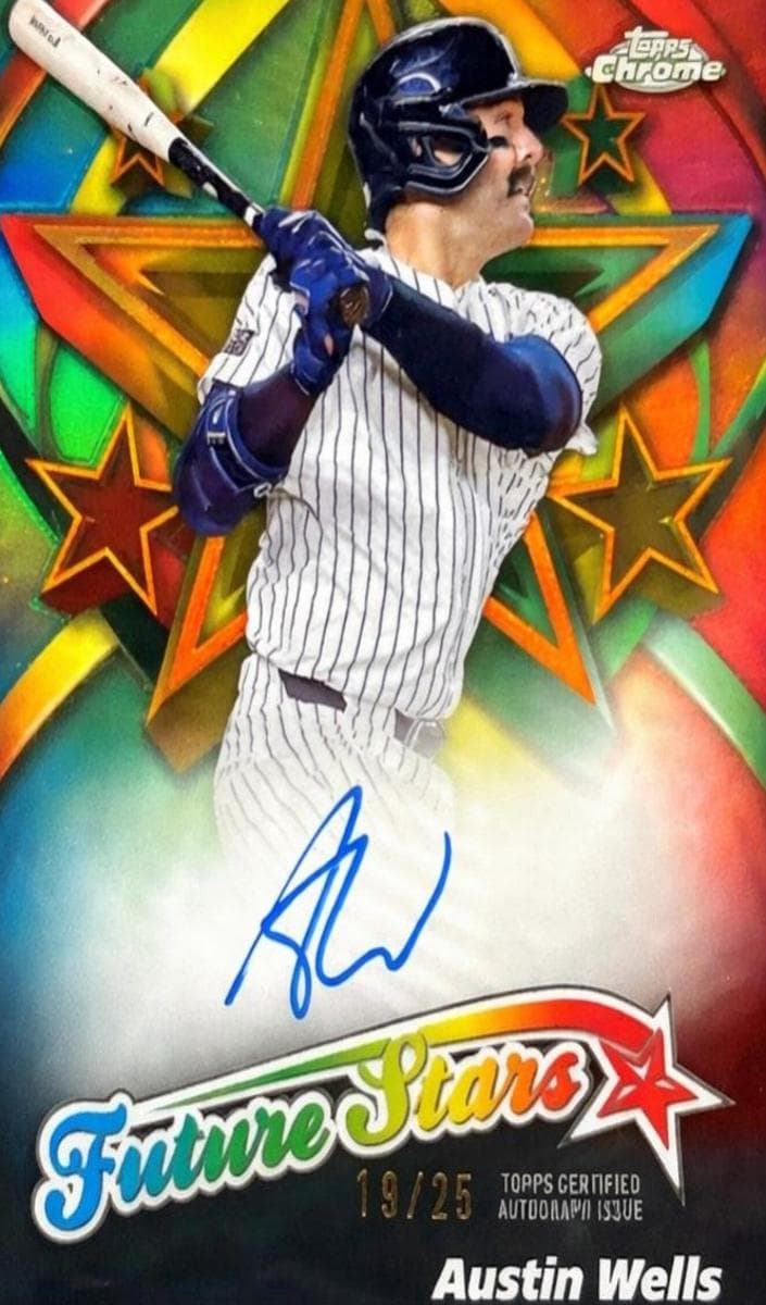 Austin Wells 2025 bowman Chrome