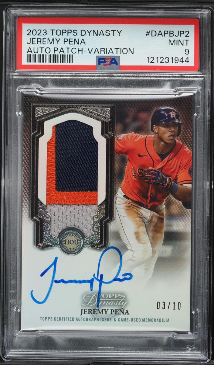 Jeremy Peña 2023 topps Topps Dynasty