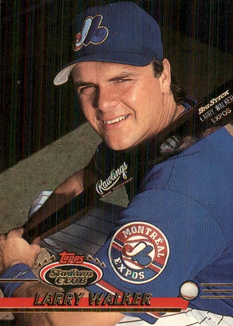 Larry Walker 1993 unknown Stadium Club