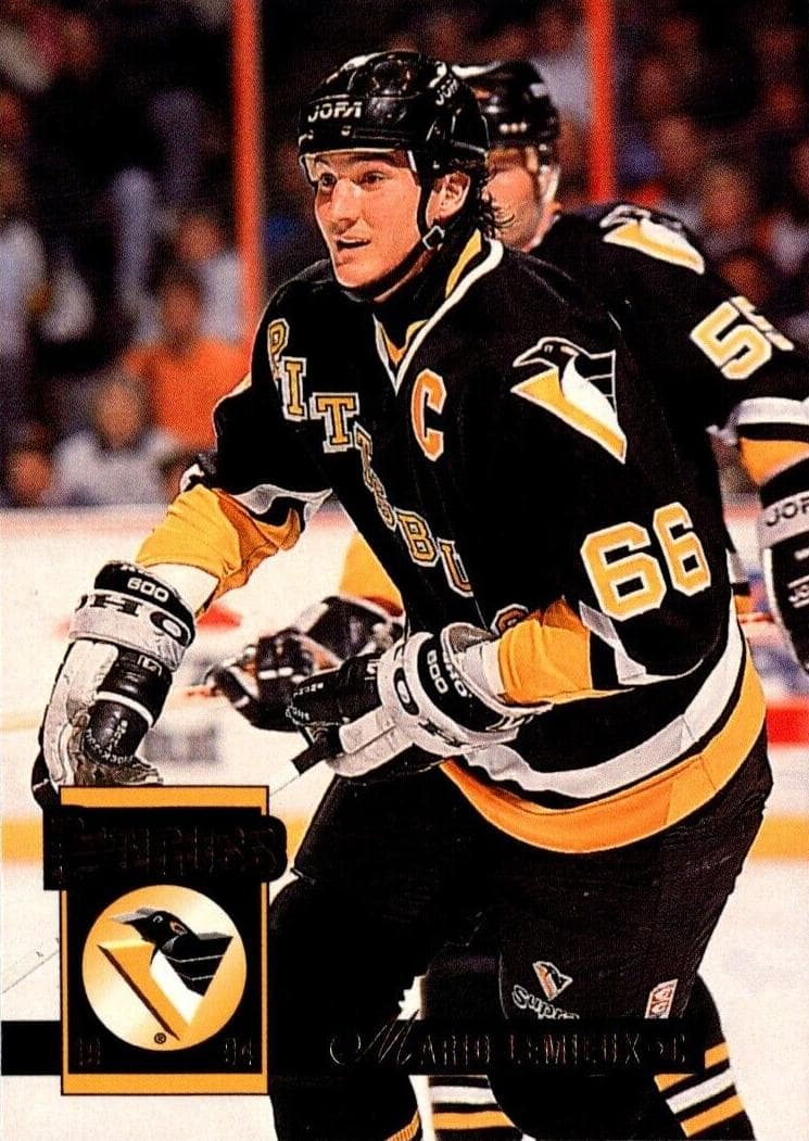 Mario Lemieux 1993 panini