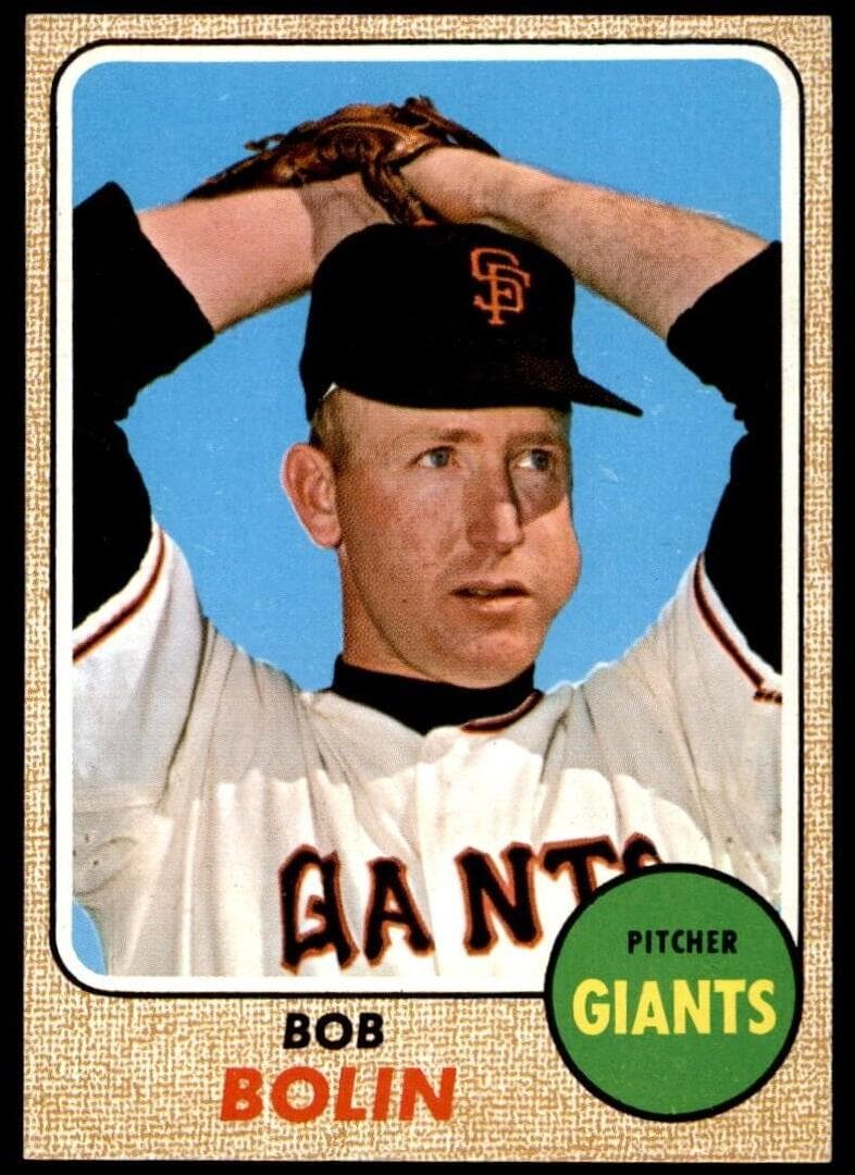 Bob Bolin 1968 topps Topps