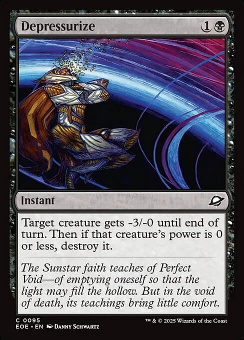 Depressurize 2025 Magic: The Gathering Edge of Eternities