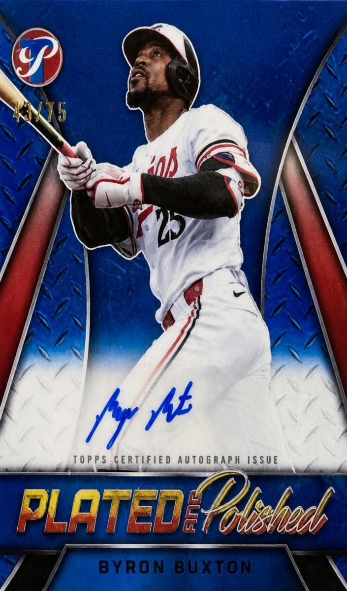 Byron Buxton 2025 Topps Pristine auto card