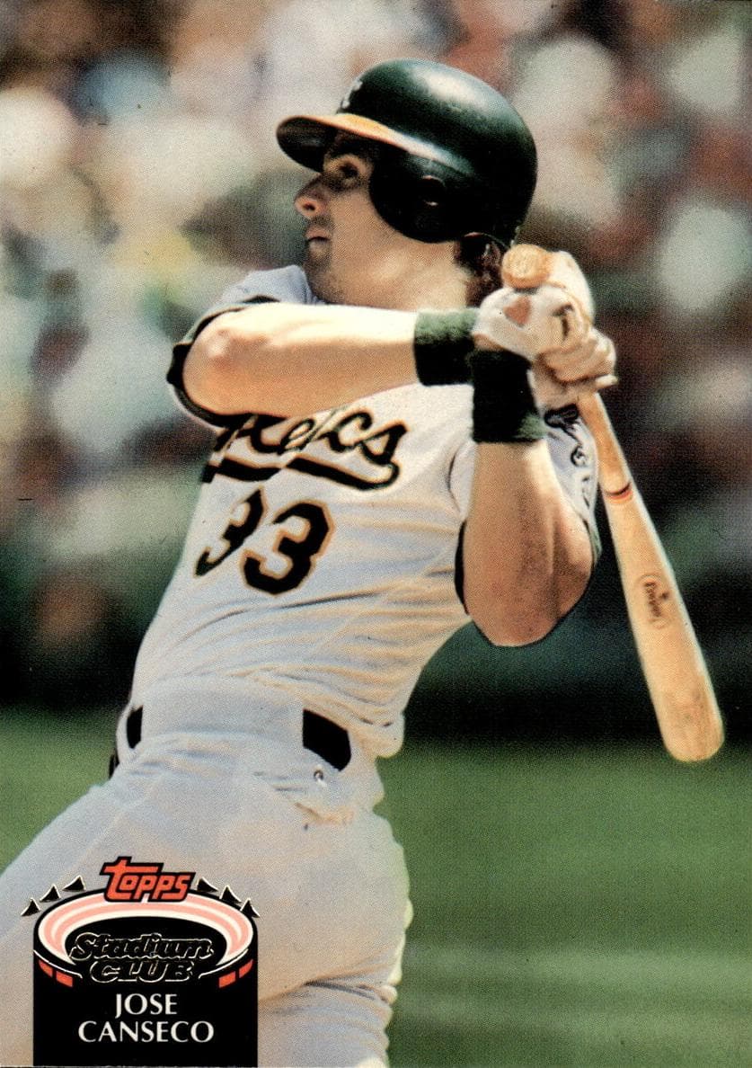 Jose Canseco 1992 unknown Stadium Club
