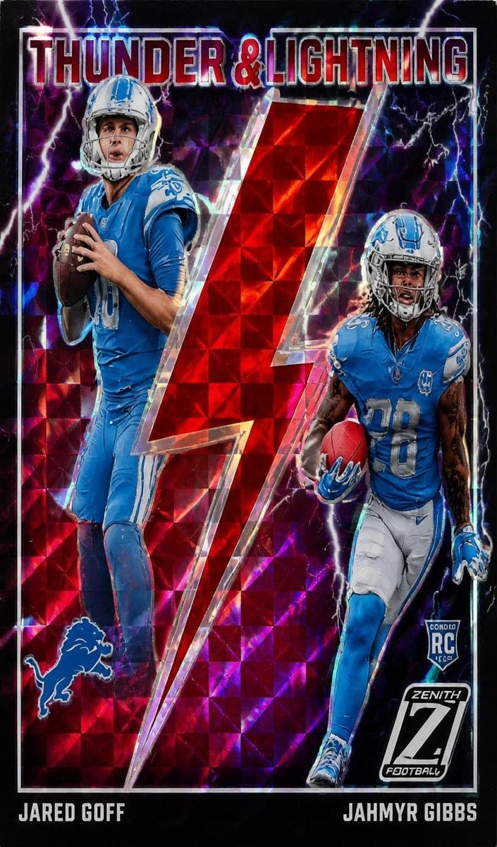 Jahmyr Gibbs/Jared Goff #8