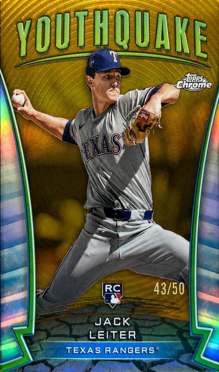 Jack Leiter 2024 topps Topps Chrome Update