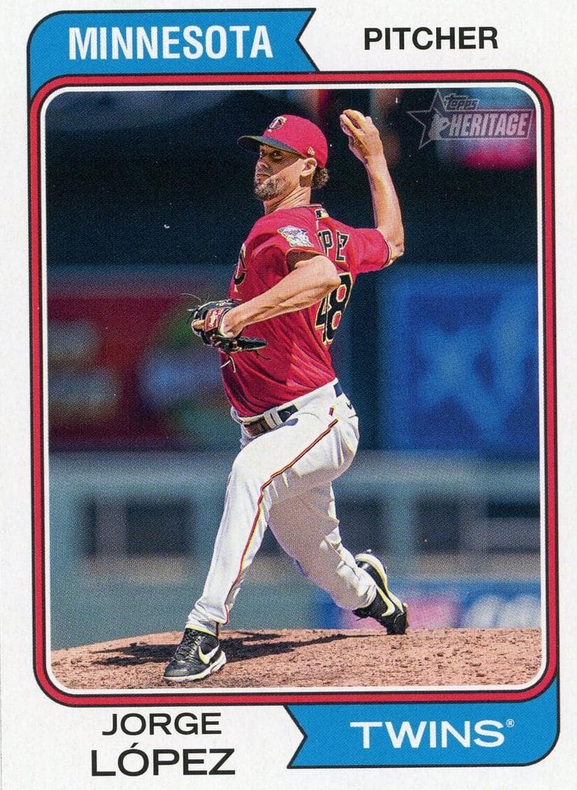 Jorge Lopez trading card