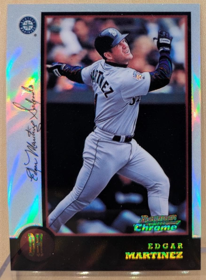 Edgar Martinez 1998 bowman Bowman Chrome