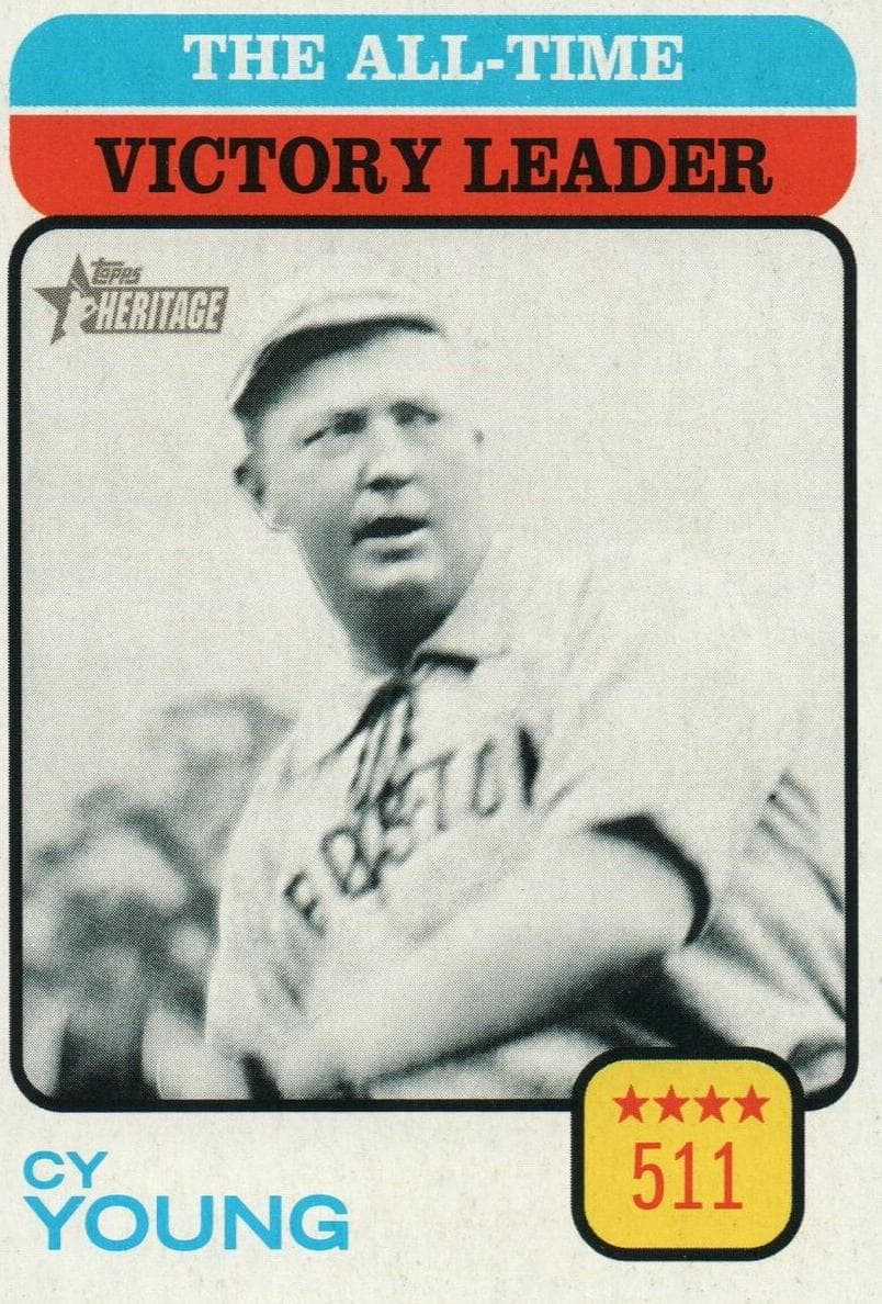 Cy Young 2022 topps Topps Heritage