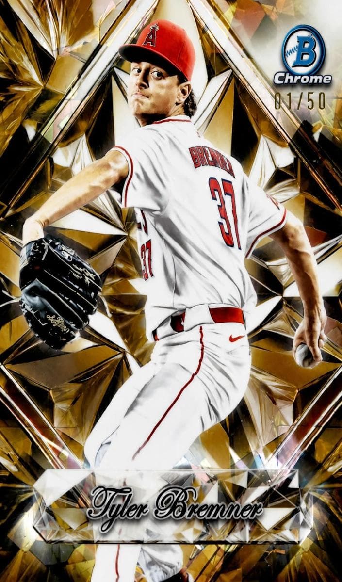 Tyler Bremner 2025 bowman Bowman Draft Sapphire