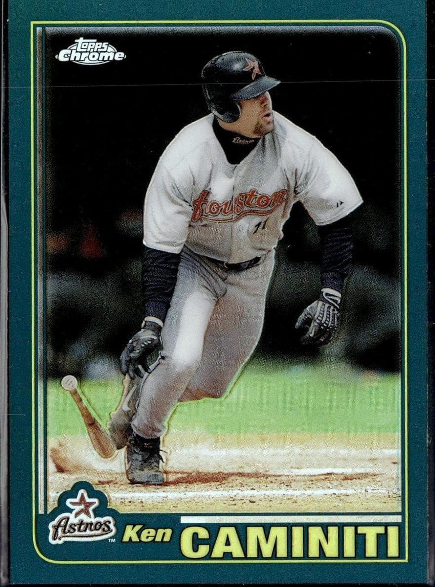 Ken Caminiti 2001 topps Topps Chrome