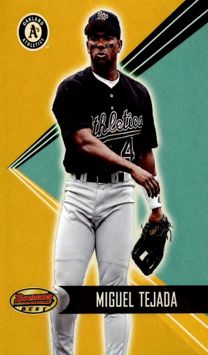 Miguel Tejada 2001 bowman Bowman's Best