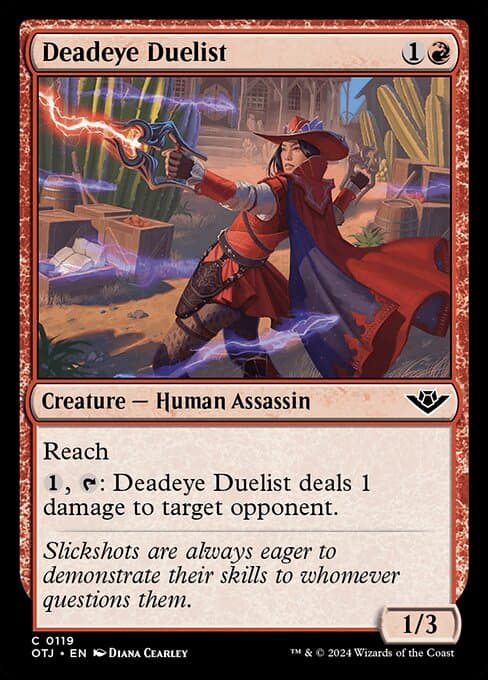 Deadeye Duelist 2024 Magic: The Gathering Outlaws of Thunder Junction