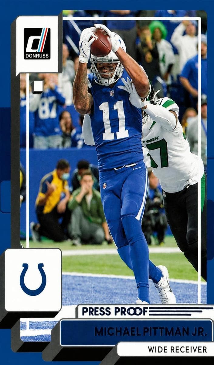 Michael Pittman Jr. 2022 panini Donruss
