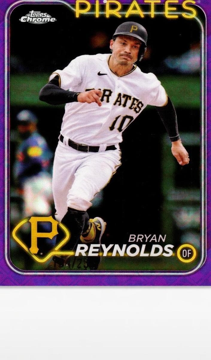 Bryan Reynolds 2024 topps Topps Chrome Logofractor Edition