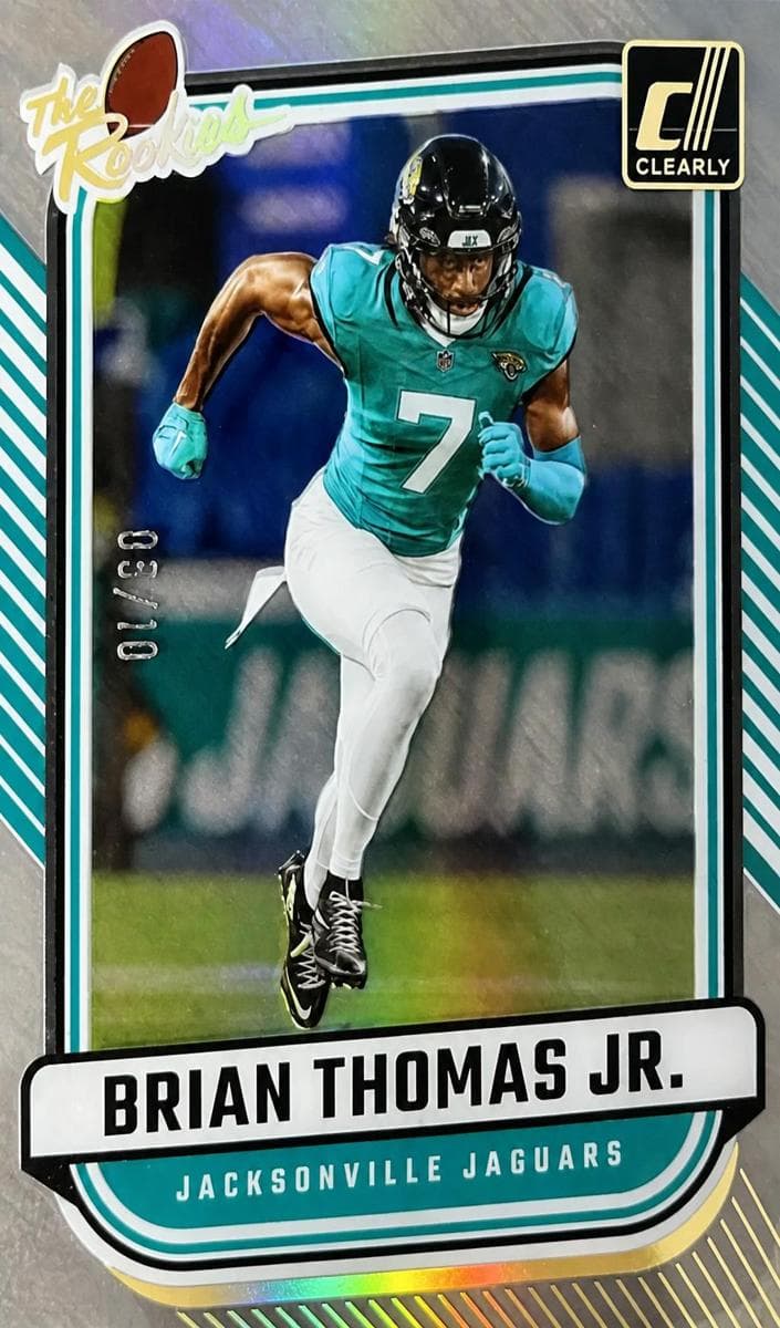Brian Thomas Jr. 2024 panini Clearly Donruss