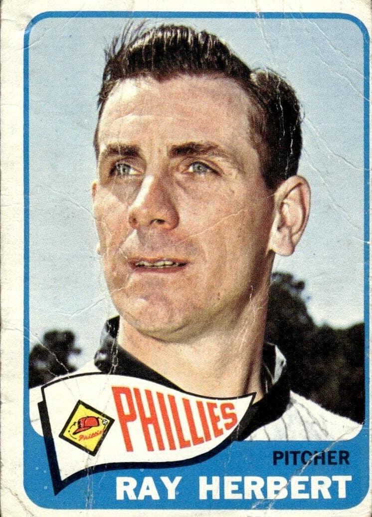 Ray Herbert 1965 topps Topps